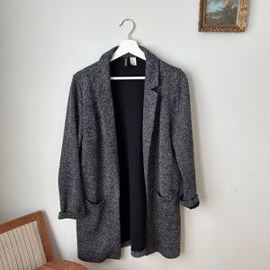Divided(H&M) long line loose unstructured blazer